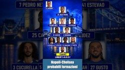 Napoli-Chelsea, probabili formazioni: Beukema bocciato, novit� sugli esterni