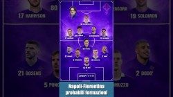 Napoli-Fiorentina, probabili formazioni. Giovane dal primo minuto?