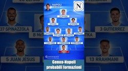 Genoa-Napoli probabili formazioni: c'� una novit�