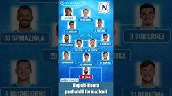Napoli-Roma probabili formazioni, tanti assenti e due rientri