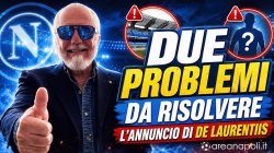 Napoli, 2 problemi da risolvere: l'annuncio di De Laurentiis