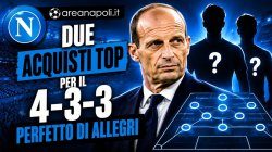 Napoli, doppio acquisto da sogno: per il 4-3-3 perfetto di Allegri