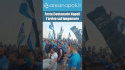 Festa Centenario Napoli, i tifosi arrivano sul lungomare