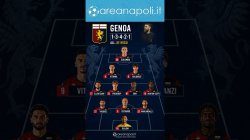 Genoa Napoli probabili formazioni: le scelte di Allegri