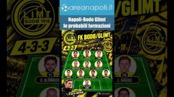 Napoli-Bodo/Glimt, probabili formazioni
