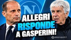 Allegri risponde a Gasperini. Annuncio ufficiale sulla squalifica